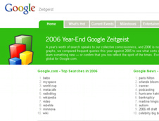 Google ZeitGeist 2006