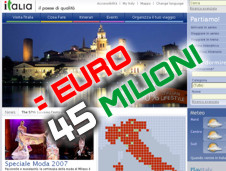 www.italia.it = 45 milioni di euro