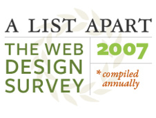 The Web Design Survey, 2007