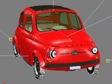 fiat 500 3d version