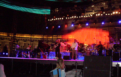 Pino daniele prove Vaimò 2008 piazza plebiscito - Fronte Palco Sound Check