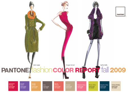 pantone-fashion-color-report-fall-2009 PANTONE Fashion Color Report Fall 2009