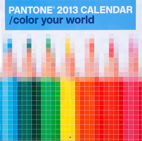 Pentagram Pantone 2013 Calendar