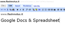 Google Docs & Spreadsheet