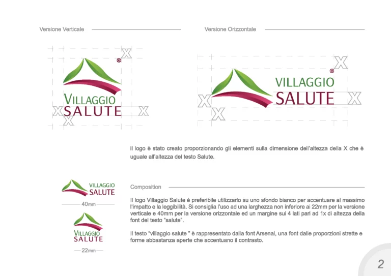 Villaggio Salute Logo Design Style Guide